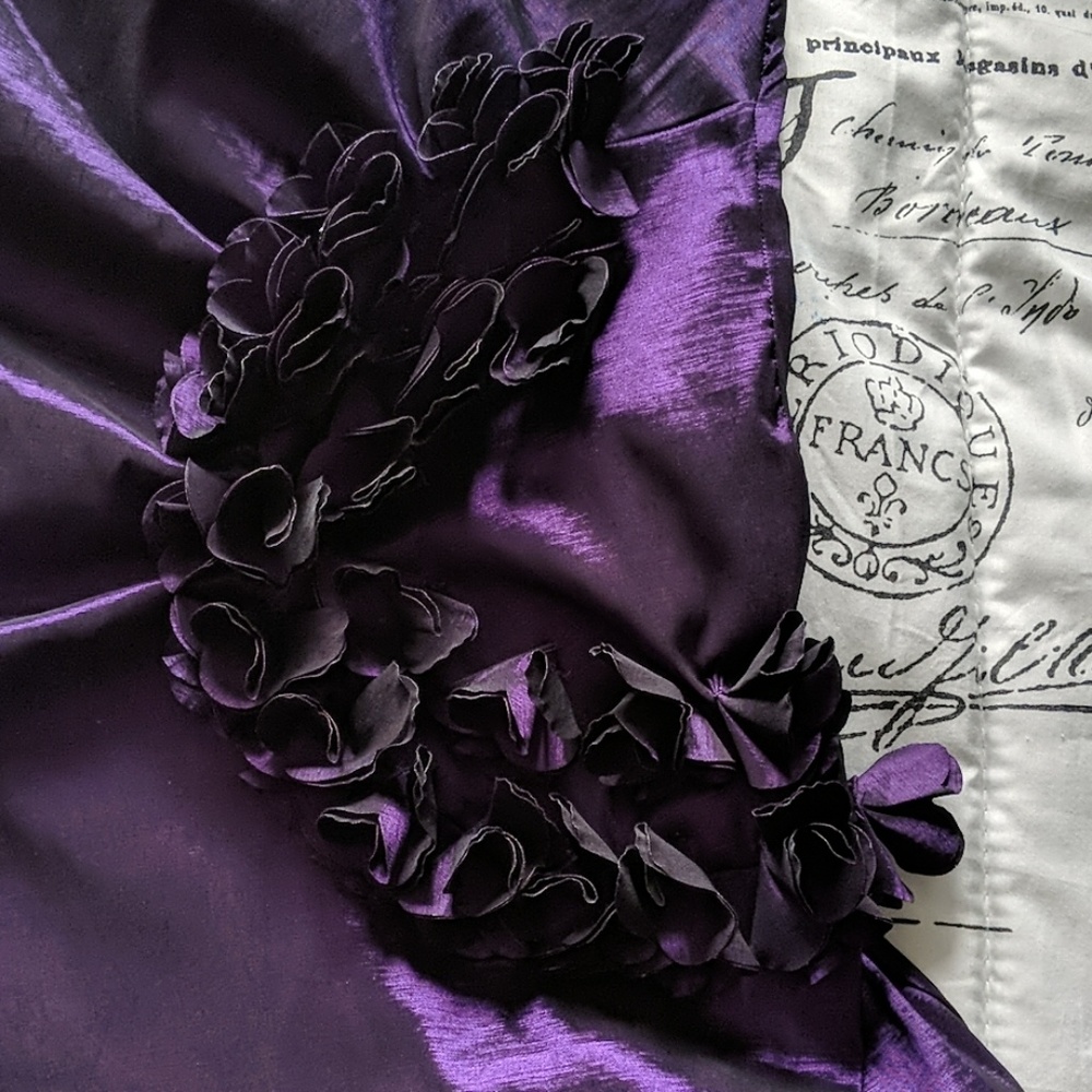 Purple Ruffled Dress - Picture 2 of 3